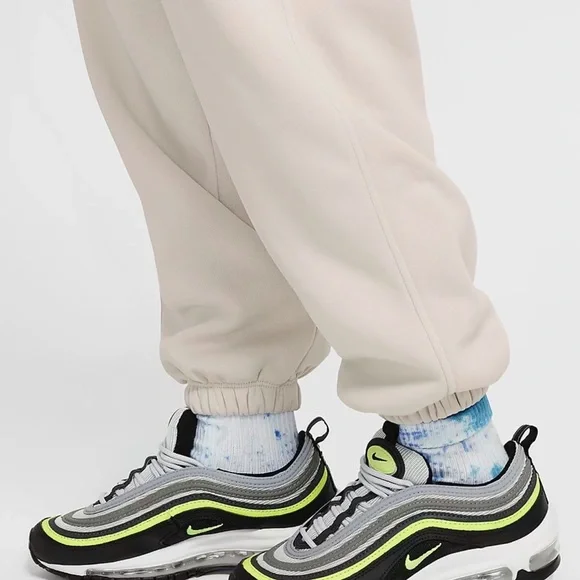 Nike Cream and Yellow Joggers with Elastic Waistband - Picture 5 of 7